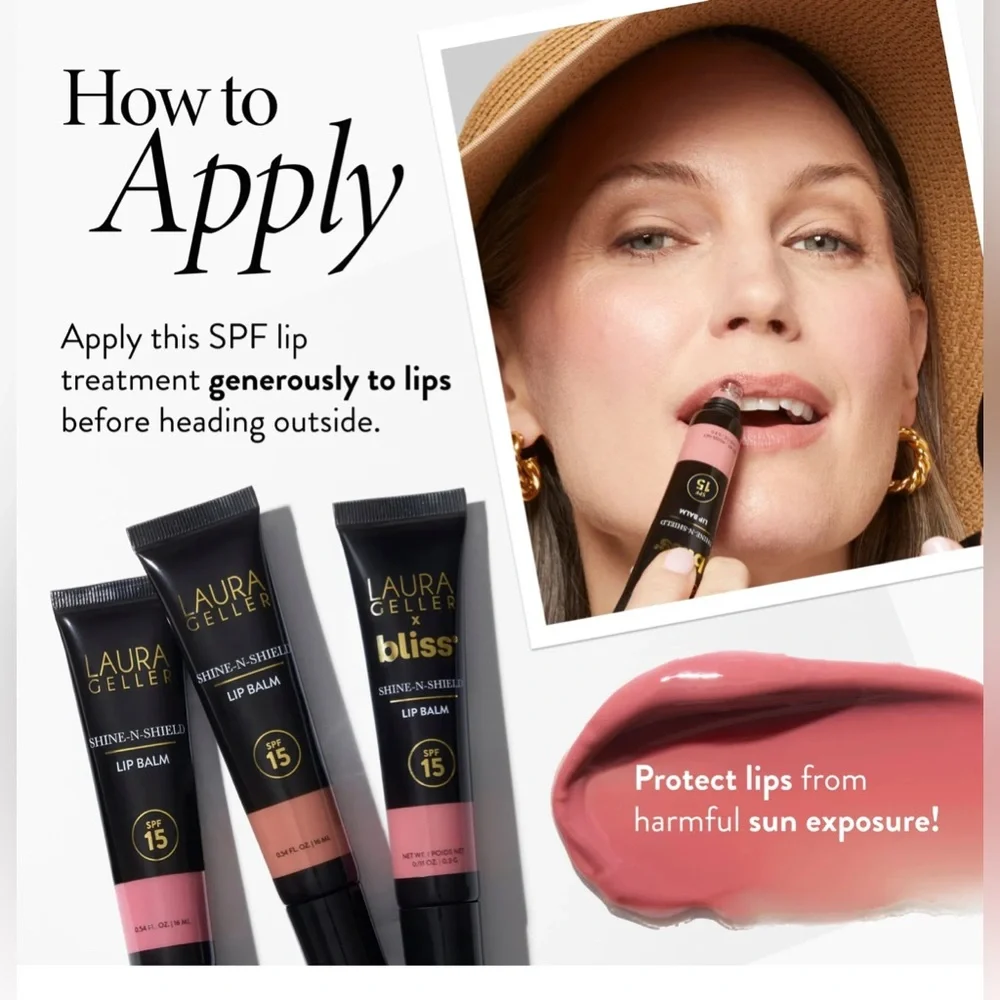 Laura Geller Shine & Shield Lip Balm in Golden Hour